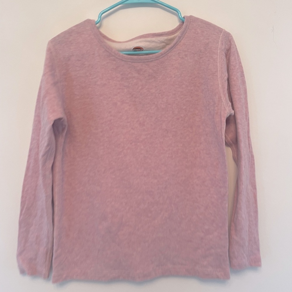 Sz Lg Pink Duofold Champion Sweatshirt